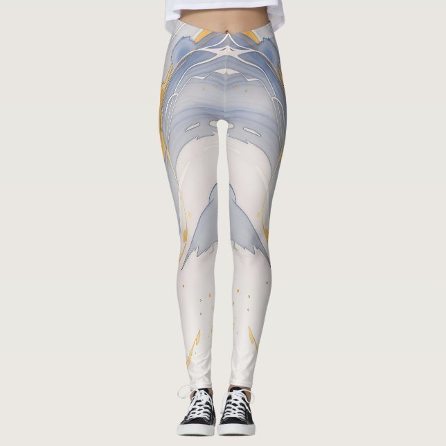 Stunning Watercolor Dreams Best Watercolor Legging (Front)