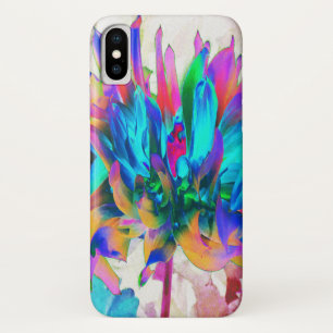 Stunning Watercolor Rainbow Cactus Dahlia Case-Mate iPhone Case