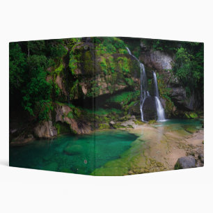 Stunning waterfall Virje, Slovenia Poster Binder