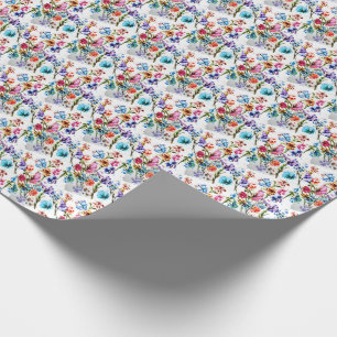 STUNNING WHIMSICAL FLORAL WRAPPING PAPER