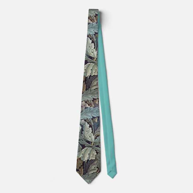Stunning William Morris Acanthus Leaf Design Tie (Front)