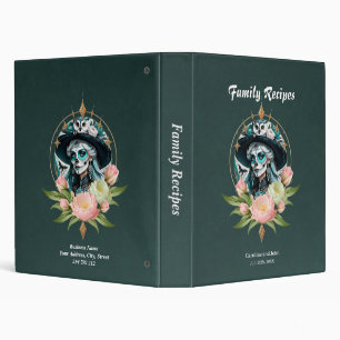 Stunning woman with a stunning sugar skull makeup binder
