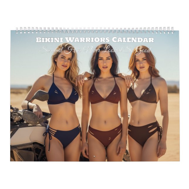 Stunning Women in Bikinis Survival & Strength Calendar (Cover)