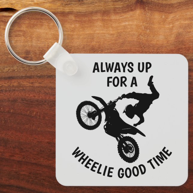 Stunt Bike Keychain (Front)