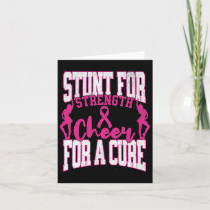 Stunt For Strength Breast Cancer Awareness Card