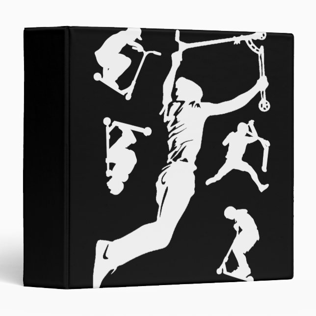 Stunt Scooter Scootering Tricks Binder (Front/Spine)