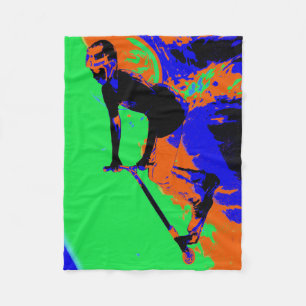 Stunt Scooter Speedster - Scooter Boy Blanket