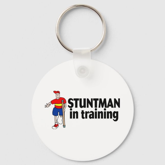 Stuntman In Training 2 Keychain (Front)