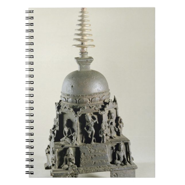Stupa, Pala, Nalanda, Bihar (bronze) Notebook (Front)