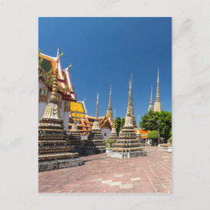 Stupas, Wat Pho, Bangkok, Thailand Postcard