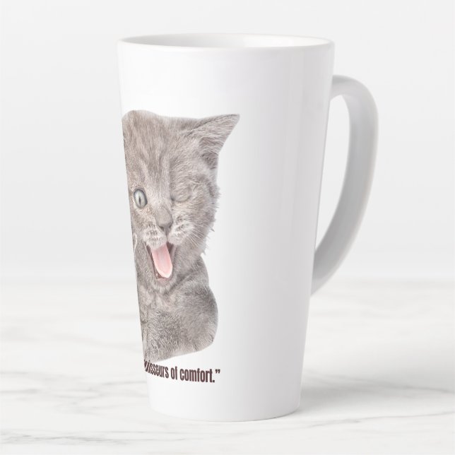 stupendous cat latte mug (Right Angle)