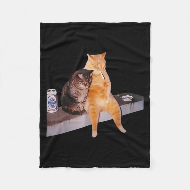 Stupid Beer Fleece Blanket (Front)