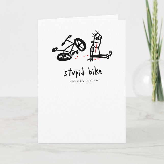 Stupid Bike Card (Front)