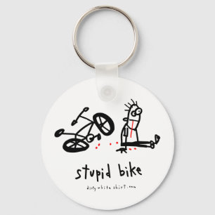 Stupid Bike Keychain