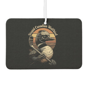Stupid Canadian Wolf Bird Air Freshener