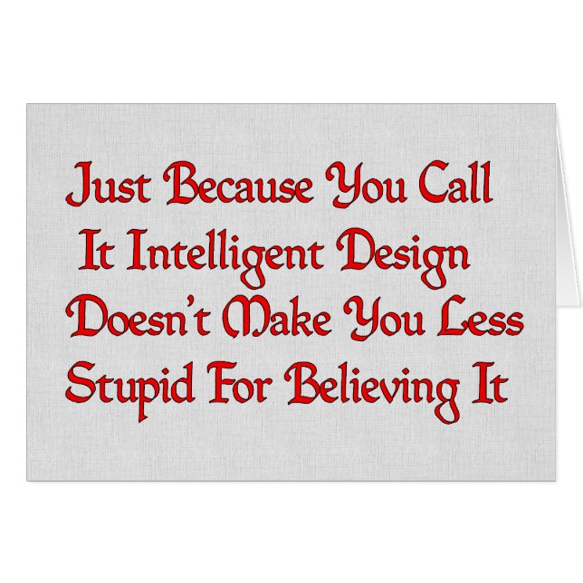 Stupid Design) (Front Horizontal)