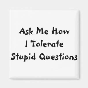 Stupid Questions Magnet