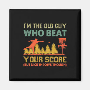 Stupid Tee Funny Disc Golf Meme _1 Magnet