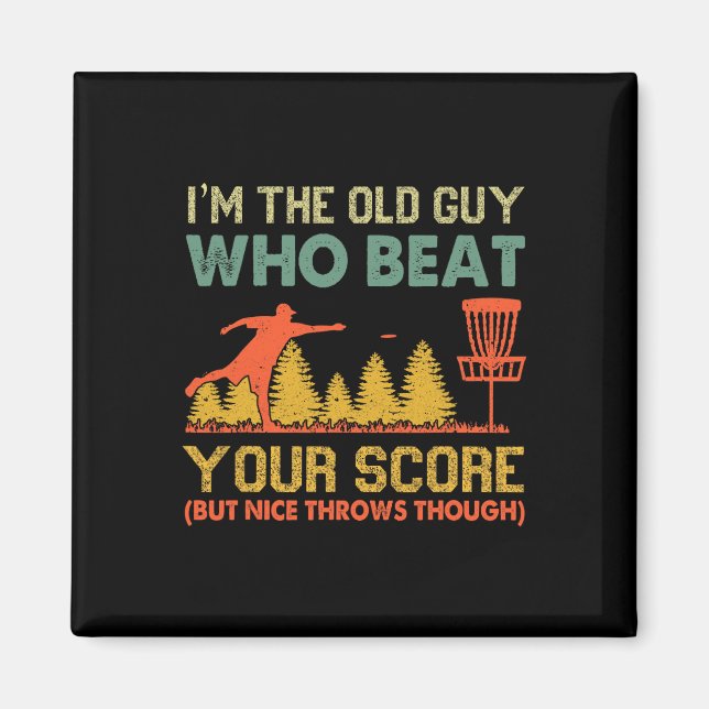 Stupid Tee Funny Disc Golf Meme _1  Magnet (Front)