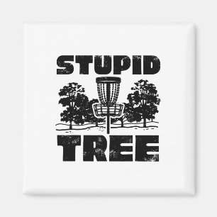 Stupid Tree Disc Golf Apparel Magnet