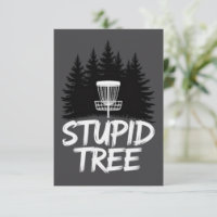 Stupid Tree Disc Golf Funny Frisbee Golf Golfer
