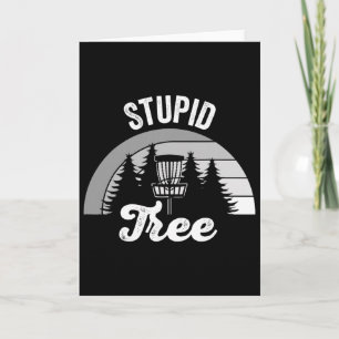 Stupid Tree Disc Golf Sket Forest Card