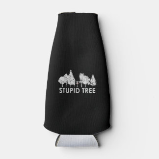 Stupid Tree Disc Golf Sports Lover Gift Bottle Cooler