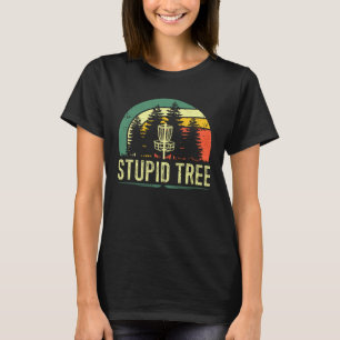 Stupid Tree Retro Disc Golf T-Shirt