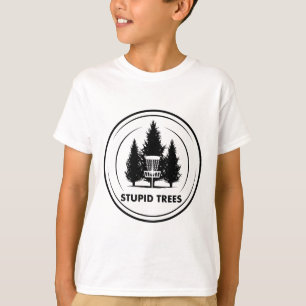 Stupid Trees Disc Golf Frisbee Golf Funny Humour G T-Shirt