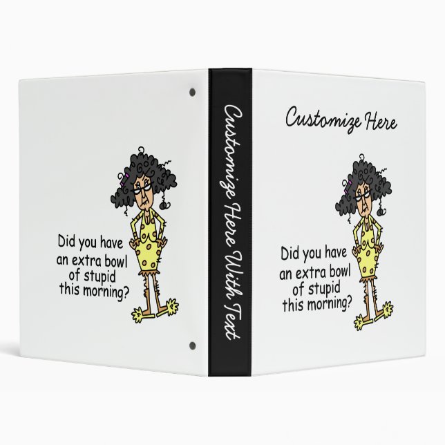 Stupidity Humour Binder (Background)