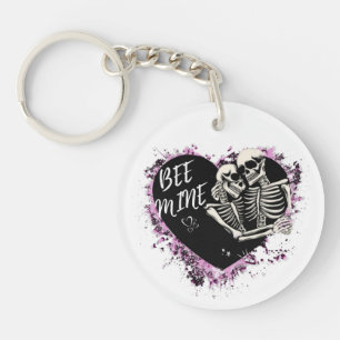 Sturdy acrylic keychain with cut  pair