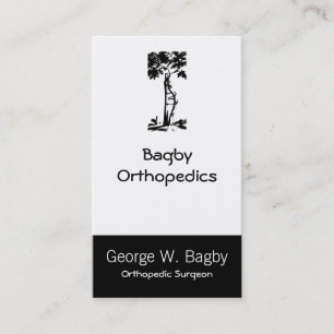 Sturdy Orthopedic Surgery Tree Professional Business Card