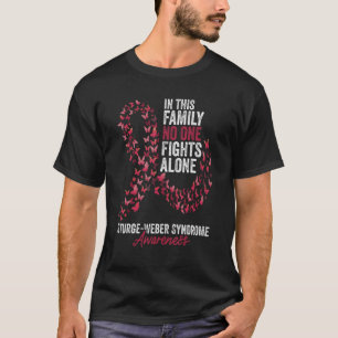 Sturge Weber Syndrome Awareness Month Burgundy Rib T-Shirt