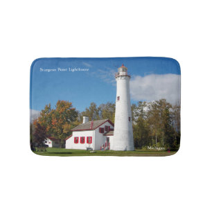Sturgeon Point Lighthouse bathmat