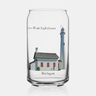 Sturgeon Point Lighthouse can glass