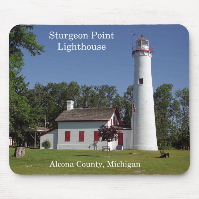 Sturgeon Point Lighthouse mousepad (Front)