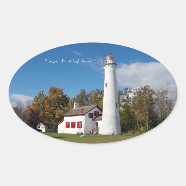 Sturgeon Point Lighthouse sticker (Front)