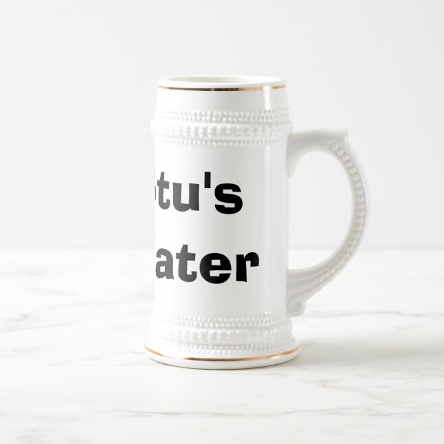 Stu's Water Beer Stein (Right)
