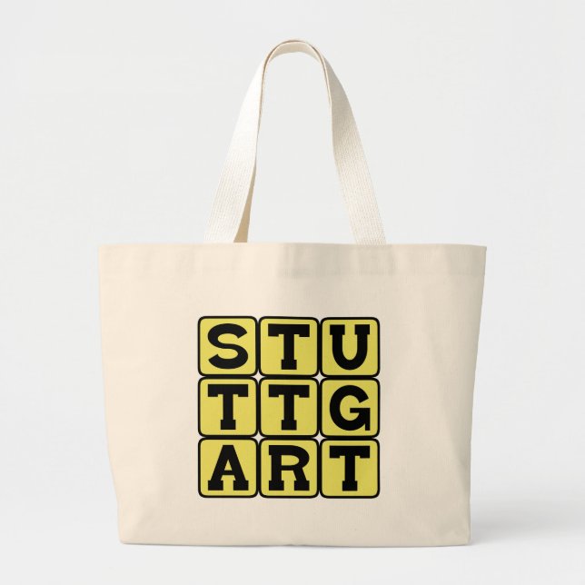 Stuttgart, City in Germany Large Tote Bag (Front)