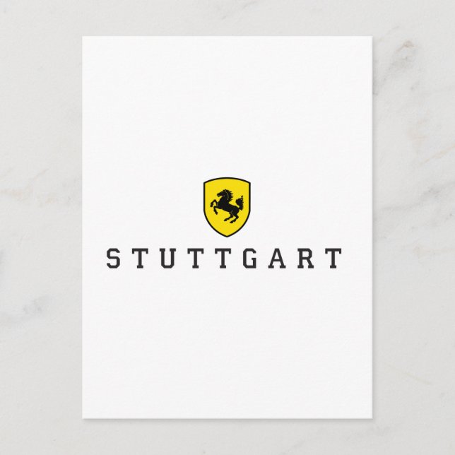 Stuttgart Crest Postcard (Front)