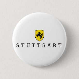 Stuttgart Crest Stuttgarter Wappen 2 Inch Round Button