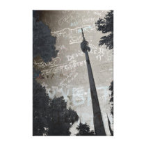 Stuttgart Fernsehturm Art Poster Leinwanddrucke