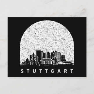 Stuttgart Germany Skyline Postcard