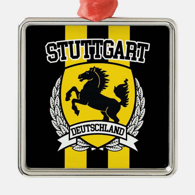 Stuttgart Metal Ornament (Front)