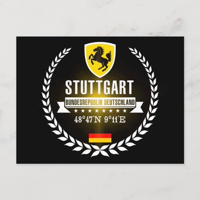 Stuttgart Postcard (Front)