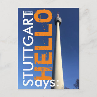 Stuttgart says Hello 2.0 Postcard