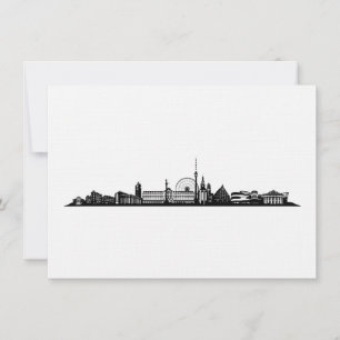 Stuttgart Stadt Skyline - Carte postale / Carte pl