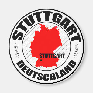 Stuttgart Stamp A002 Magnet