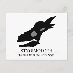 Stygimoloch Skull Postcard
