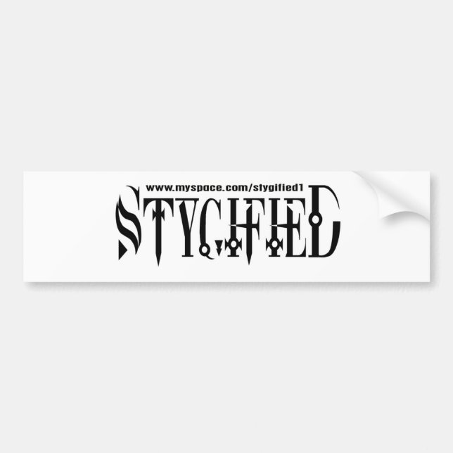stygmerch trans bumper sticker (Front)